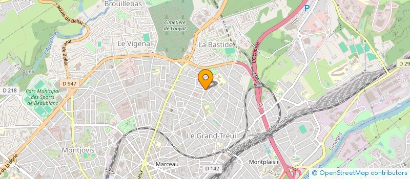 localisation de l'entreprise MADAME CORINNE GAUCHON à LIMOGES