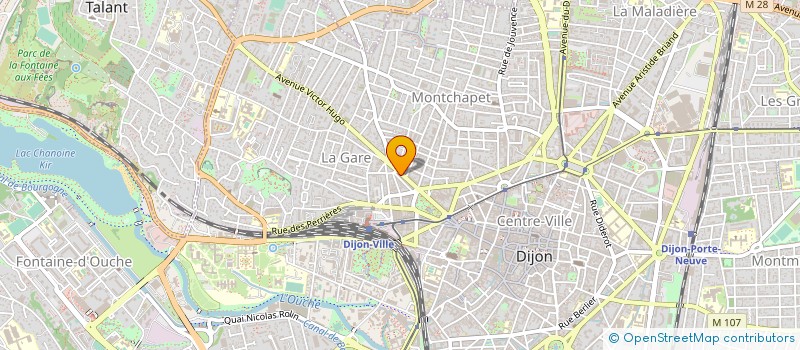 localisation de l'entreprise MADAME CORINNE GAUDILLIERE  DIJON