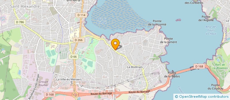 localisation de l'entreprise MADAME CORINNE GAYDA  DINARD