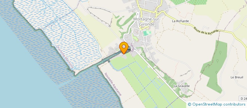 localisation de l'entreprise MADAME CORINNE GEMON  MORTAGNE-SUR-GIRONDE