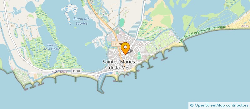 localisation de l'entreprise MADAME CORINNE GENESTE  SAINTES-MARIES-DE-LA-MER