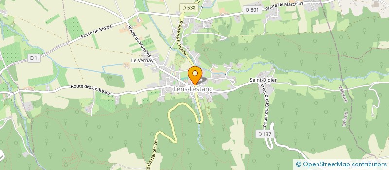 localisation de l'entreprise MADAME CORINNE GENEVET  LENS-LESTANG