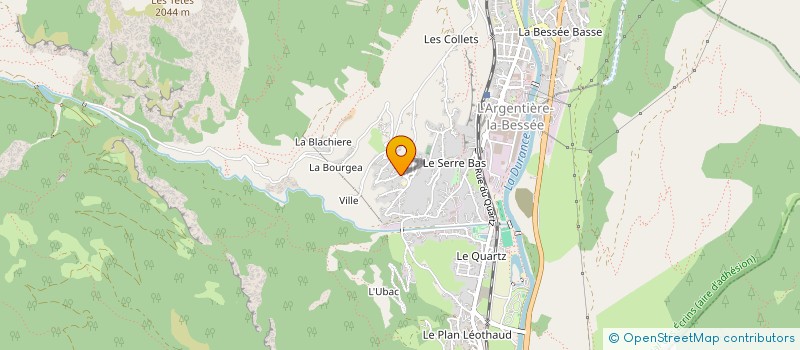 localisation de l'entreprise MADAME CORINNE GERMAIN à L'ARGENTIERE-LA-BESSEE