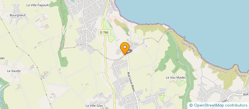 localisation de l'entreprise MADAME CORINNE GERNIGON  BINIC-ETABLES-SUR-MER