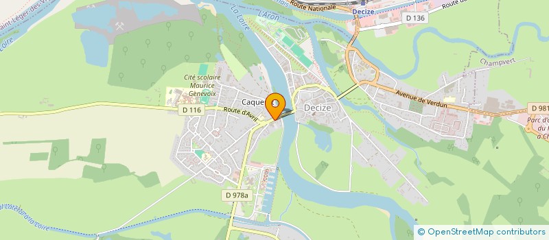 localisation de l'entreprise MADAME CORINNE GERVAIS  DECIZE