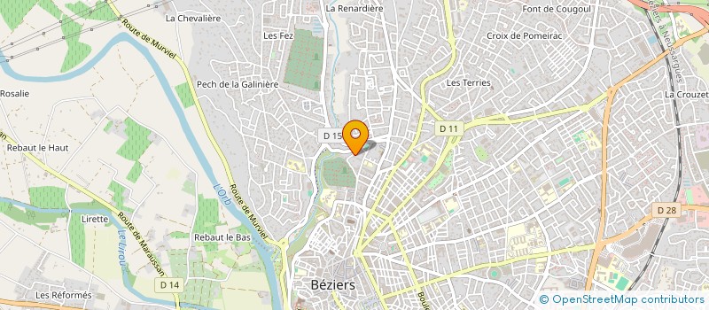 localisation de l'entreprise MADAME CORINNE GIAMBRA-BRAHIC à BEZIERS