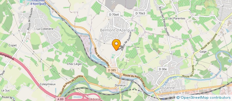 localisation de l'entreprise MADAME CORINNE GINISTI à CHATILLON