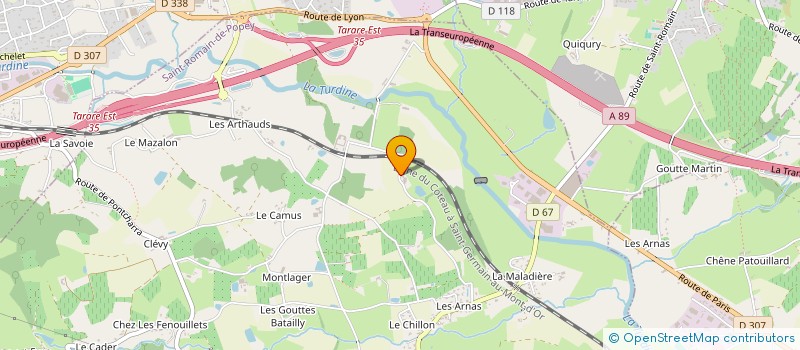 localisation de l'entreprise MADAME CORINNE GIRARDON à SAINT-ROMAIN-DE-POPEY