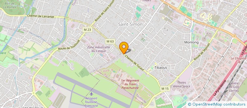 localisation de l'entreprise MADAME CORINNE GIRAUD  TOULOUSE