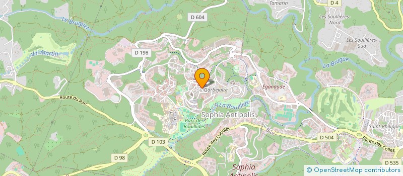 localisation de l'entreprise MADAME CORINNE GIUNTA à VALBONNE