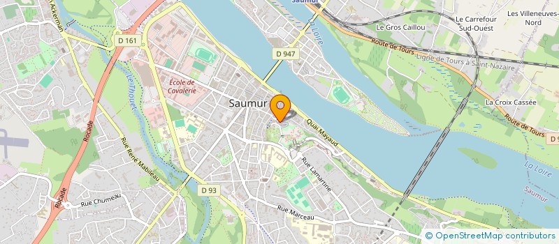 localisation de l'entreprise MADAME CORINNE GODART  SAUMUR