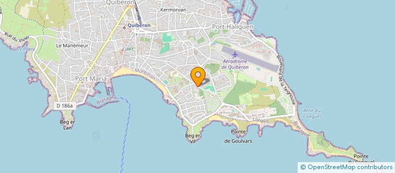 localisation de l'entreprise MADAME CORINNE GODET à QUIBERON