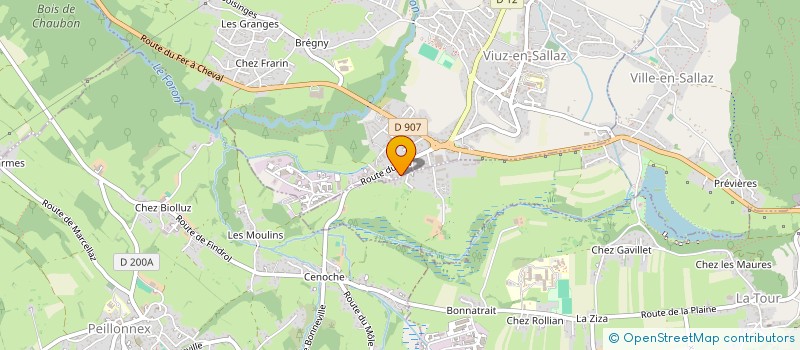 localisation de l'entreprise MADAME CORINNE GOEBEL  VILLE-EN-SALLAZ