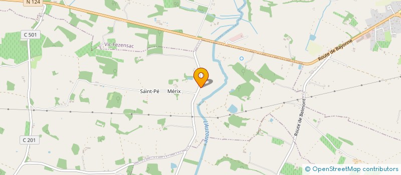 localisation de l'entreprise MADAME CORINNE GOMER  CASTILLON-DEBATS