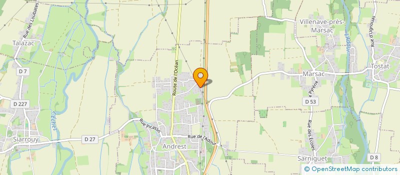 localisation de l'entreprise MADAME CORINNE GONIDEC  ANDREST