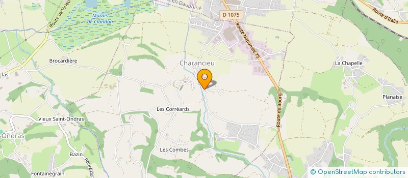 localisation de l'entreprise MADAME CORINNE GORMIER  CHARANCIEU