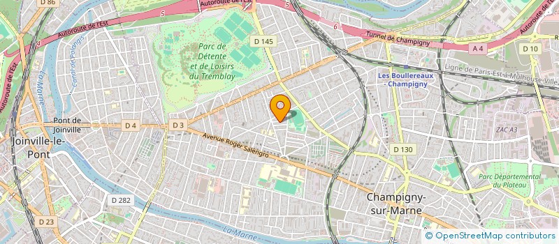 localisation de l'entreprise MADAME CORINNE GOSSET  CHAMPIGNY-SUR-MARNE