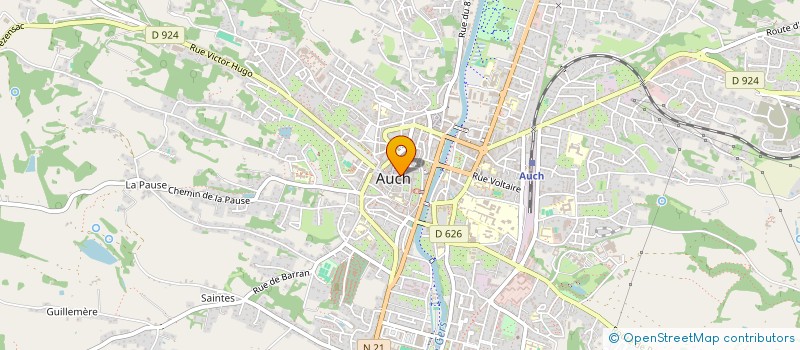 localisation de l'entreprise MADAME CORINNE GOUDARD  AUCH