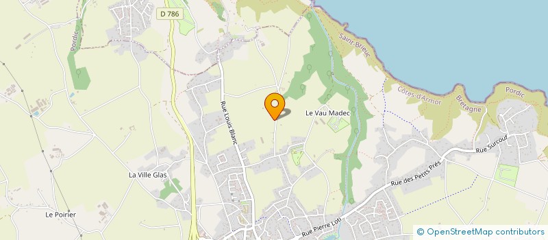 localisation de l'entreprise MADAME CORINNE GOUGET  PORDIC