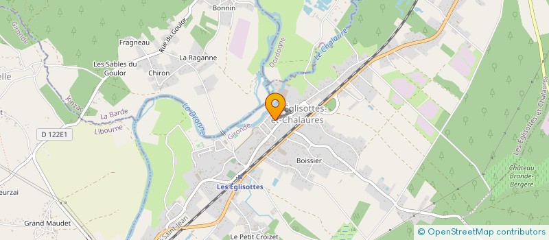 localisation de l'entreprise MADAME CORINNE GRACIA à SAINT CHRISTOPHE DE DOUBLE