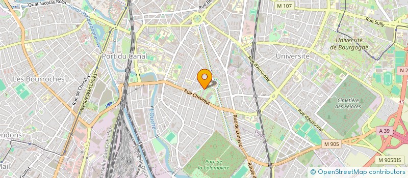 localisation de l'entreprise MADAME CORINNE GRAPIN  DIJON