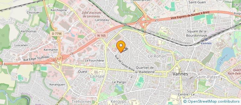 localisation de l'entreprise MADAME CORINNE GREGO à VANNES