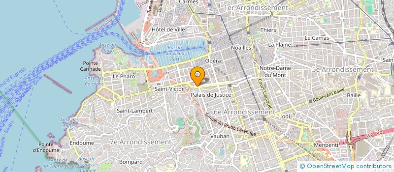 localisation de l'entreprise MADAME CORINNE GRENIER  MARSEILLE