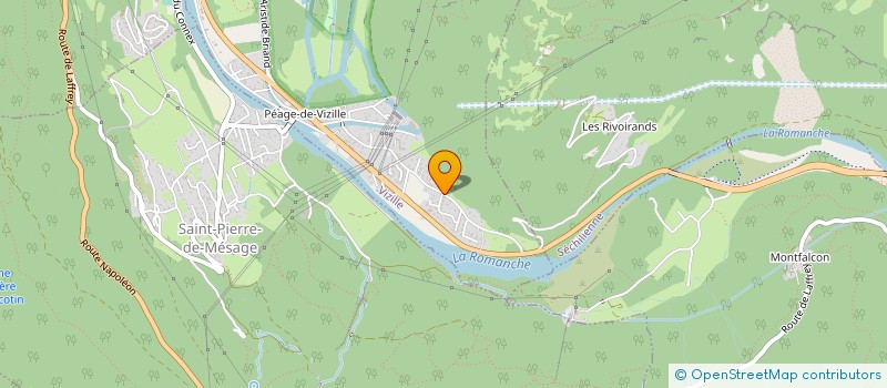 localisation de l'entreprise MADAME CORINNE GRESELIN  VIZILLE