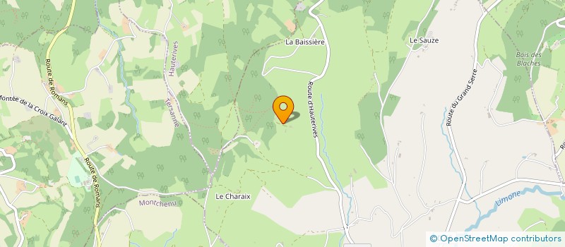 localisation de l'entreprise MADAME CORINNE GRIVOLAT à ST CHRISTOPHE ET LE LARIS