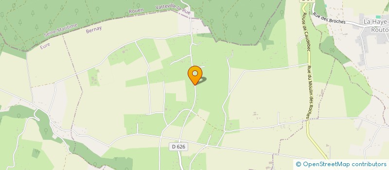 localisation de l'entreprise MADAME CORINNE GROSJEAN  LA HAYE-AUBREE