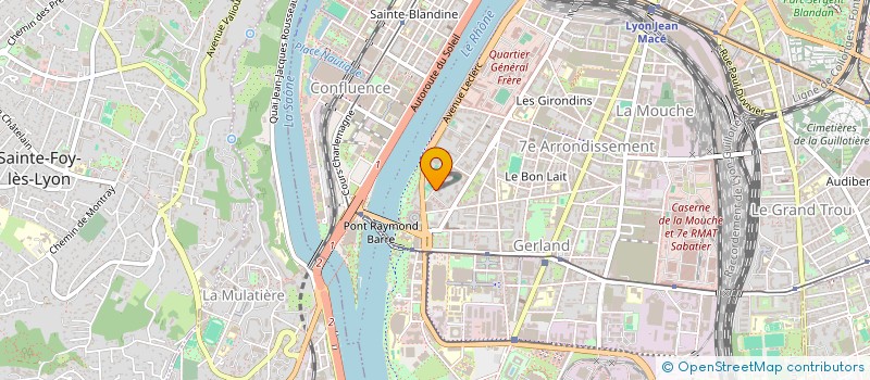 localisation de l'entreprise MADAME CORINNE GRUNENWALD  LYON