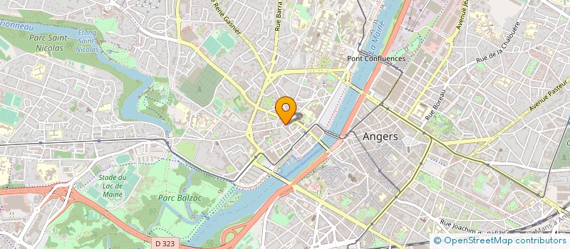localisation de l'entreprise MADAME CORINNE GUENAULT à ANGERS