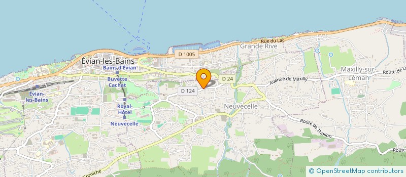 localisation de l'entreprise MADAME CORINNE GUERIN  NEUVECELLE