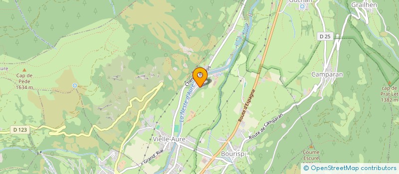 localisation de l'entreprise MADAME CORINNE GUERIN  VIELLE-AURE