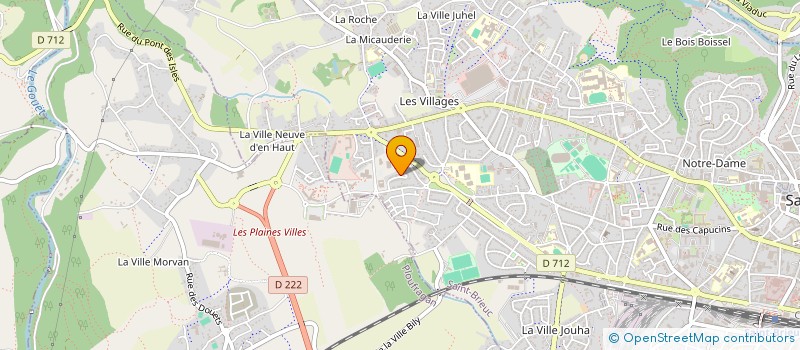 localisation de l'entreprise MADAME CORINNE GUERNALEC à SAINT-BRIEUC