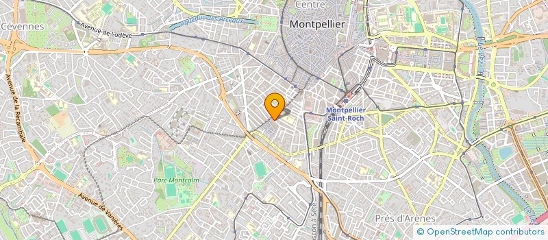 localisation de l'entreprise MADAME CORINNE GUIDOU à MONTPELLIER