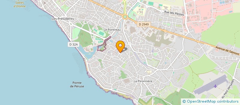 localisation de l'entreprise MADAME CORINNE GUIGNARD à LES SABLES D'OLONNE