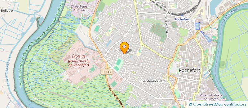 localisation de l'entreprise MADAME CORINNE GUIGNOUARD  ROCHEFORT