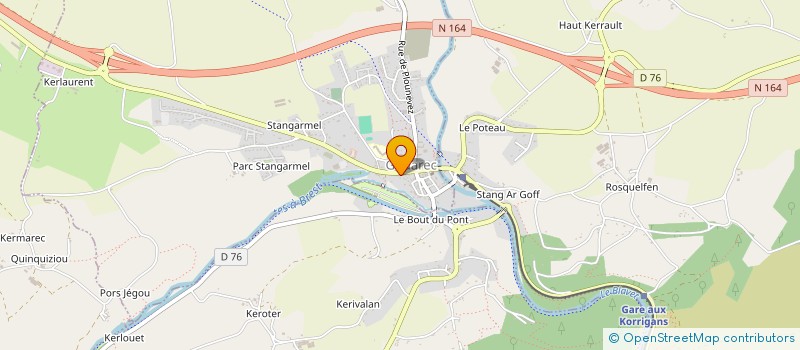 localisation de l'entreprise MADAME CORINNE GUILLEMOT  GOUAREC