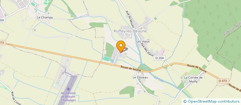 localisation de l'entreprise MADAME CORINNE GUILLEMOT à RUFFEY-LES-BEAUNE