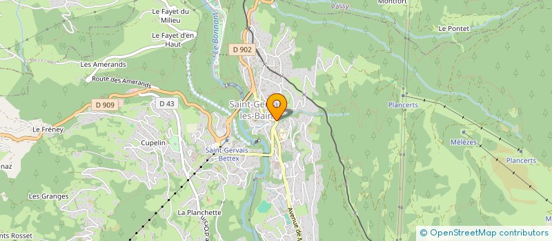 localisation de l'entreprise MADAME CORINNE GUILLERMIN à SAINT-GERVAIS-LES-BAINS