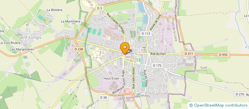 localisation de l'entreprise MADAME CORINNE GUILLOCHON  MAMERS