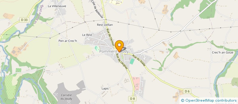 localisation de l'entreprise MADAME CORINNE GUILLOU  LA ROCHE-JAUDY