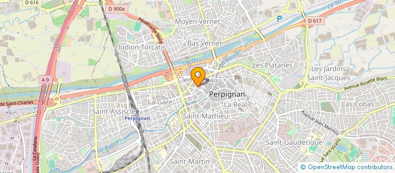 localisation de l'entreprise MADAME CORINNE GUINET à PERPIGNAN