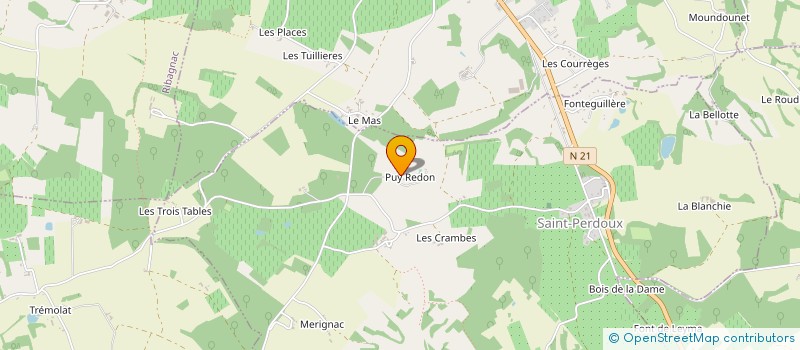 localisation de l'entreprise MADAME CORINNE GUIONIE  SAINT-PERDOUX