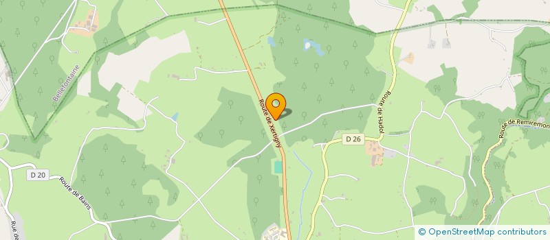 localisation de l'entreprise MADAME CORINNE GURY  PLOMBIERES-LES-BAINS