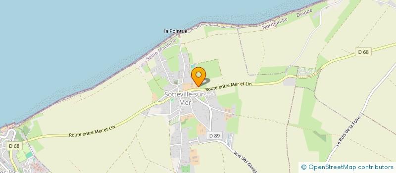 localisation de l'entreprise MADAME CORINNE HALLEBARD  SOTTEVILLE-SUR-MER