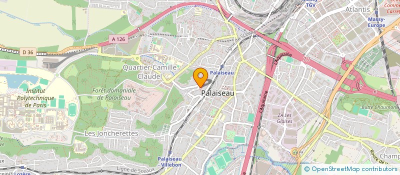 localisation de l'entreprise MADAME CORINNE HAMEAU  PALAISEAU