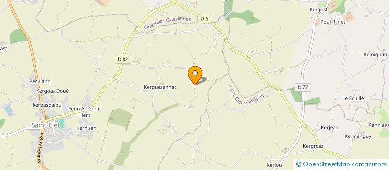 localisation de l'entreprise MADAME CORINNE HARDY  SAINT-CLET