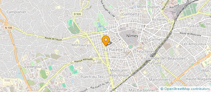 localisation de l'entreprise MADAME CORINNE HASCOET  NIMES